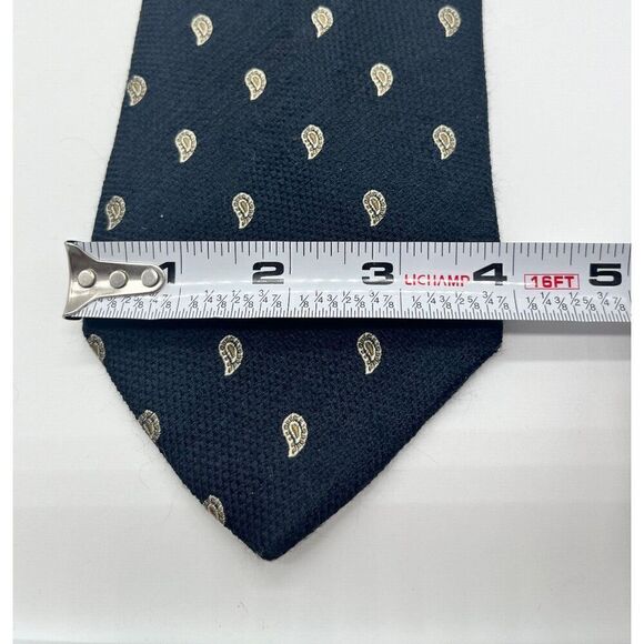 Giorgio Armani - A Milano Borgonuovo 21‎ 100% Silk Tie Paisley Handmade in Italy - Picture 5 of 7